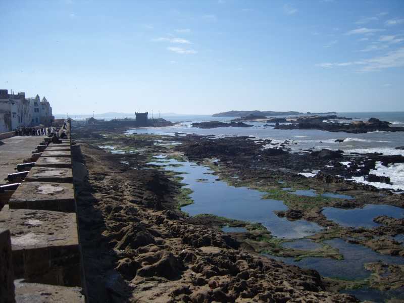 Vue sur la côte d'Essaouira