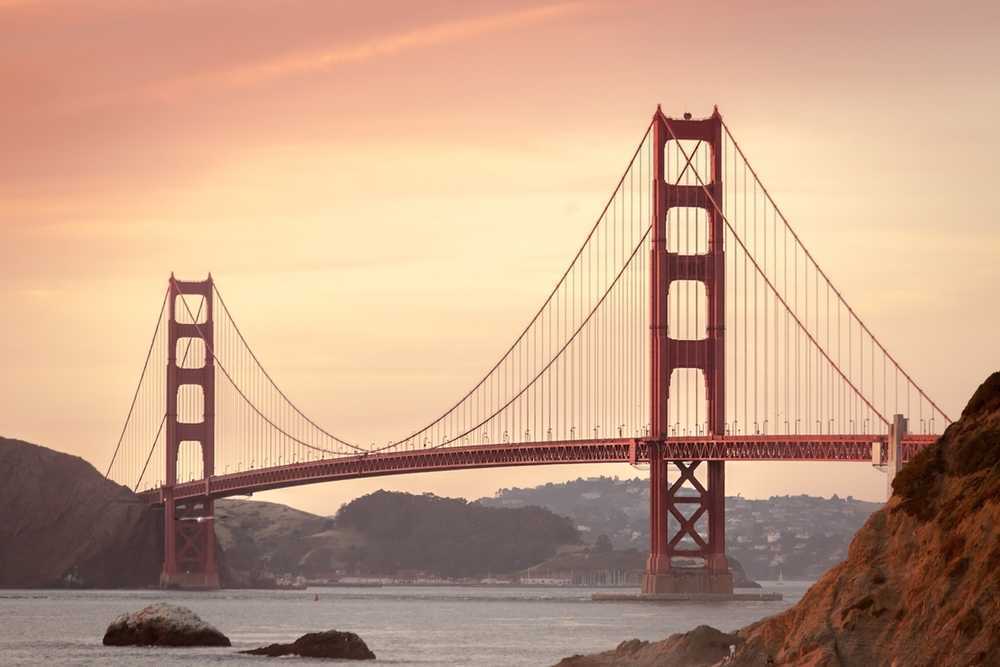 Golden Gate symbol of San Francisco