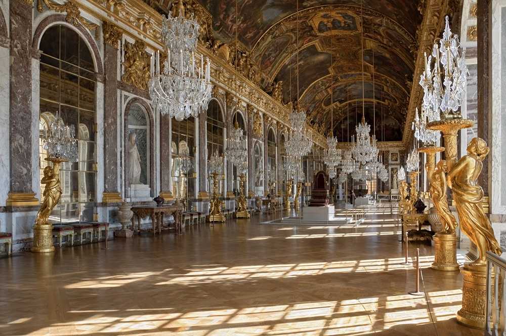 Le chateau de Versailles - Galerie des Glaces