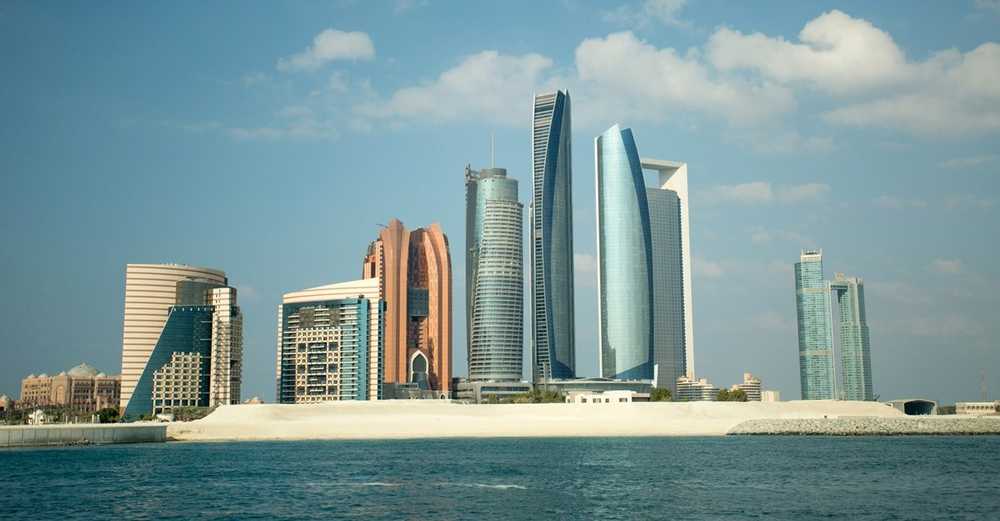 Skyline of Skyscrapers in Abu Dhabi - UAE