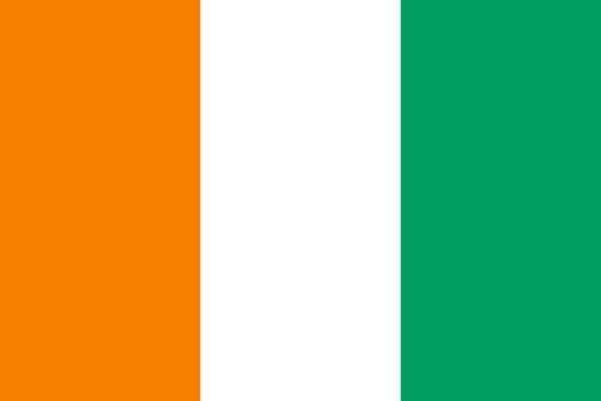 Cote d'ivoire (Ivory Coast) flag